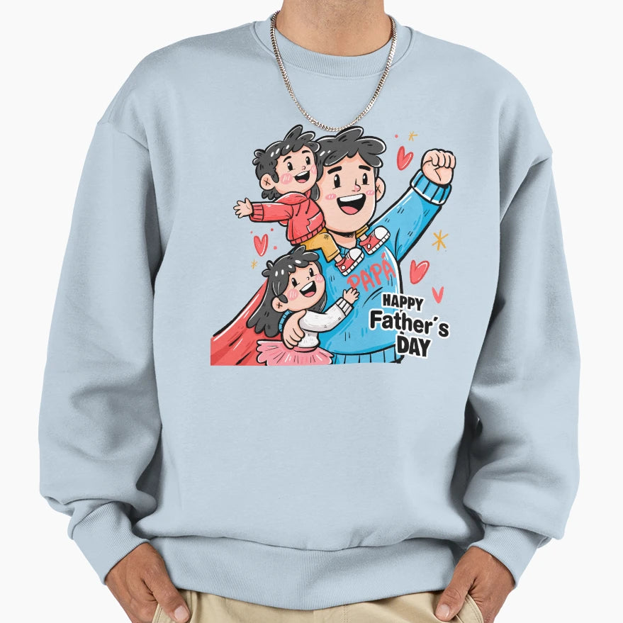 Happy Father S Day Feliz D Del Sweatshirt - Trendy Graphic for Adults - T-Shirt, Sweatshirt, Hoodie