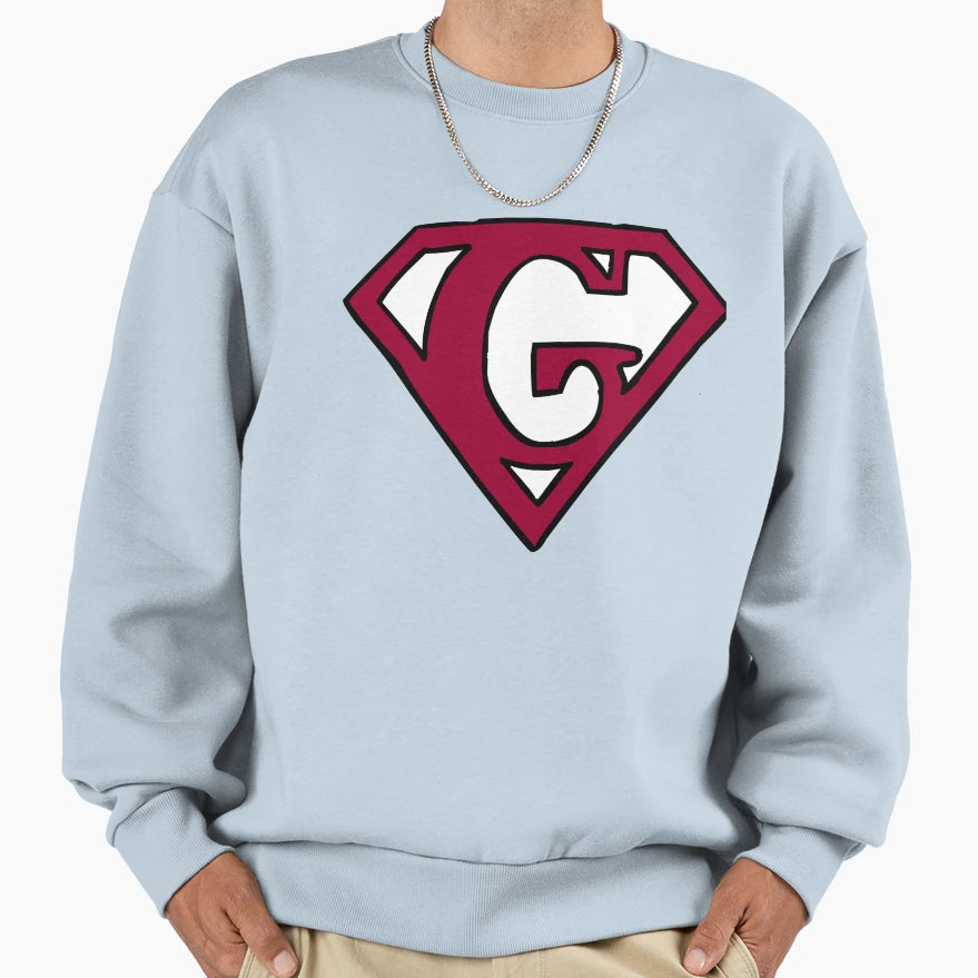 Super Galway White Sweatshirt - Minimalist Print for Adults - T-Shirt, Sweatshirt, Hoodie