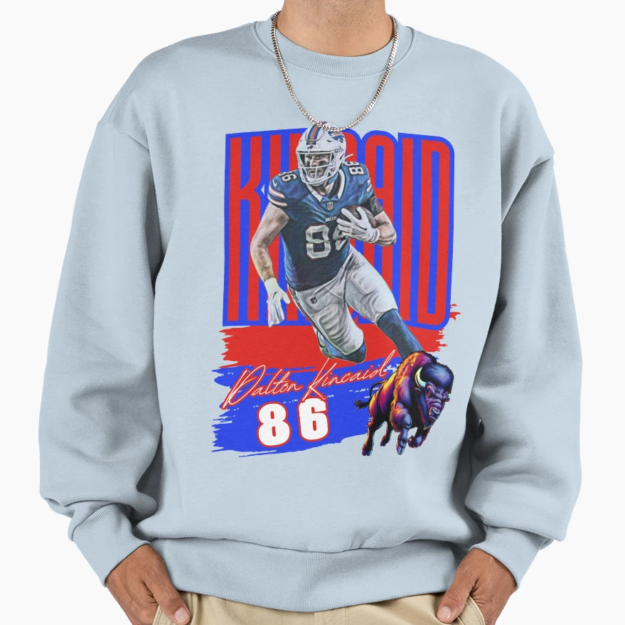 Dalton Kincaid Buffalo Bills Football Sweatshirt - Streetwear Style Unisex - T-Shirt, Sweatshirt, Hoodie