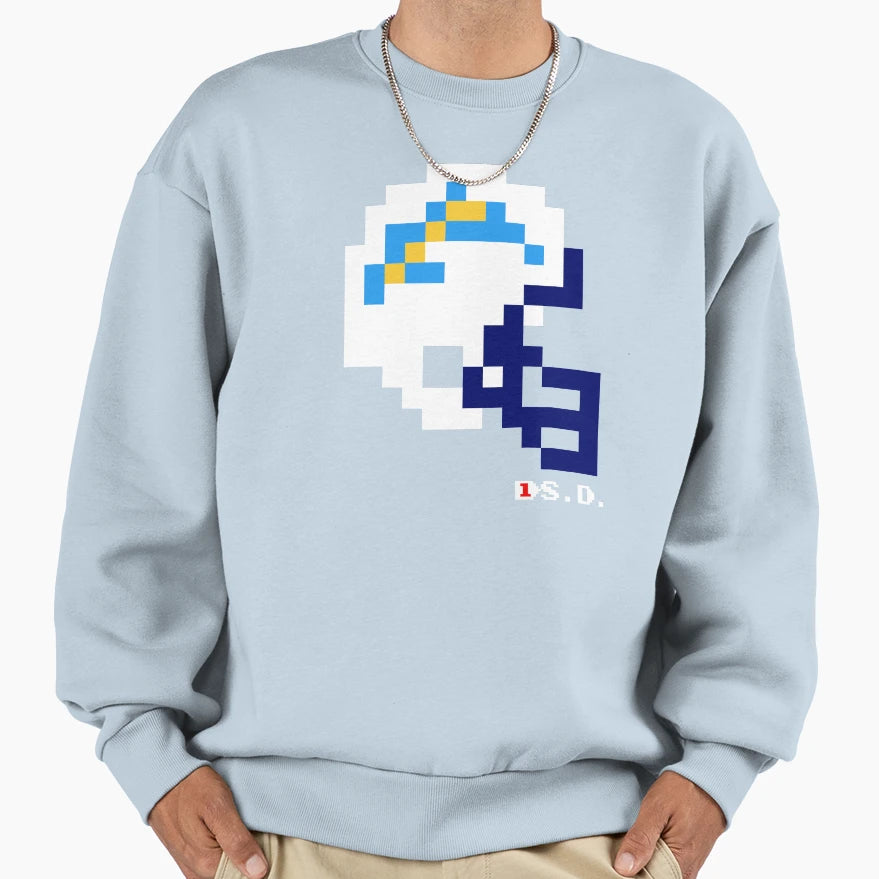 Sd Current Helmet Tecmo Bowl T-Shirt - Fun Novelty Design Unisex - T-Shirt, Sweatshirt, Hoodie