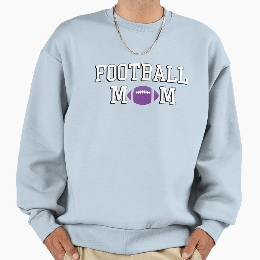 Football Mom Sweatshirt - Graphic Print for Adults - T-Shirt, Sweatshirt, Hoodie