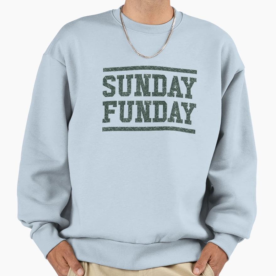 Sunday Funday Jets Sweatshirt - Graphic Print Men Women - T-Shirt, Sweatshirt, Hoodie
