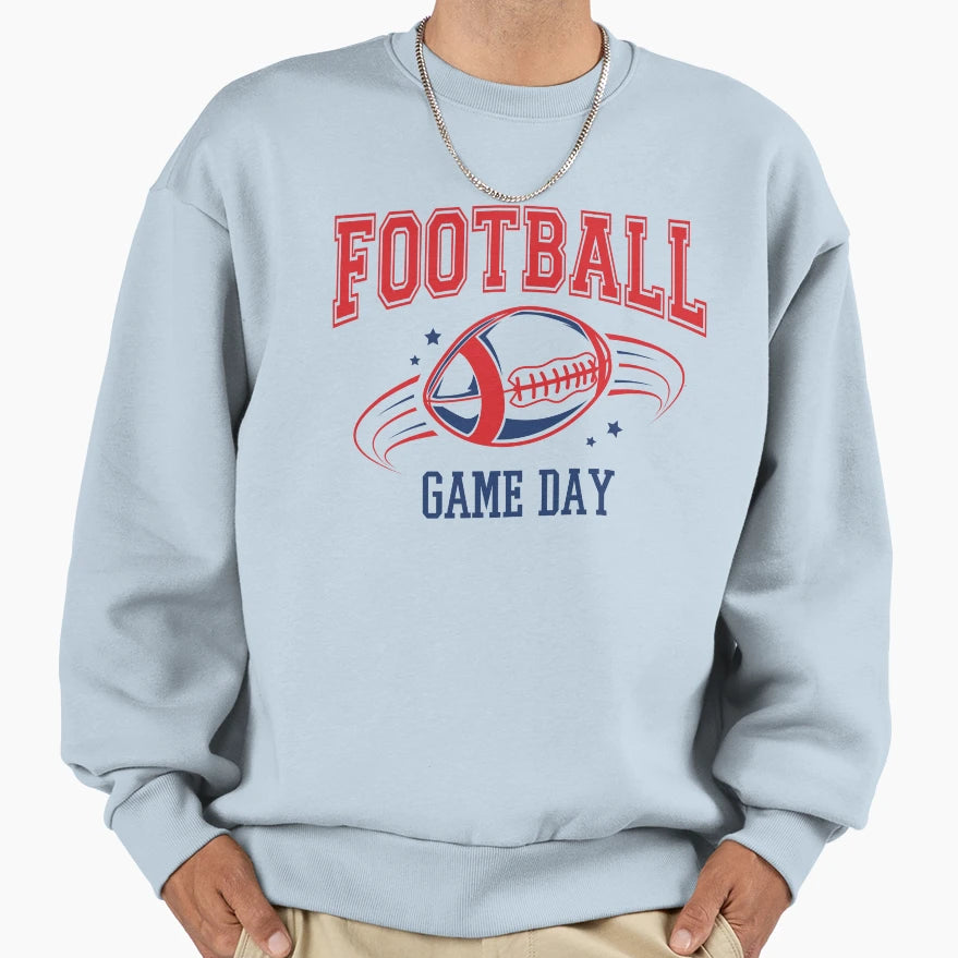 College Football Mom Dad Game Day Sweatshirt - Fun Novelty Design Men Women - T-Shirt, Sweatshirt, Hoodie