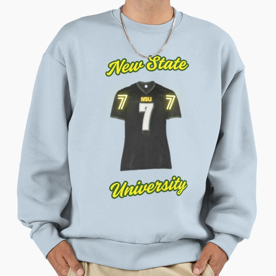 New State University Sweatshirt - Novelty Apparel Men Women - T-Shirt, Sweatshirt, Hoodie