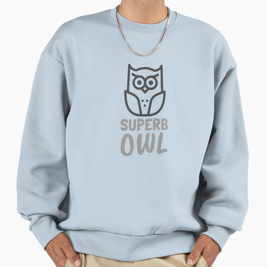 Superb Owl Football Meme Sweatshirt - Graphic Print Men Women - T-Shirt, Sweatshirt, Hoodie