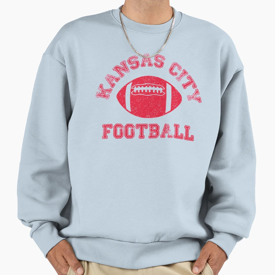 Kansas City Distressed Pro Sweatshirt - Streetwear Style for Adults - T-Shirt, Sweatshirt, Hoodie