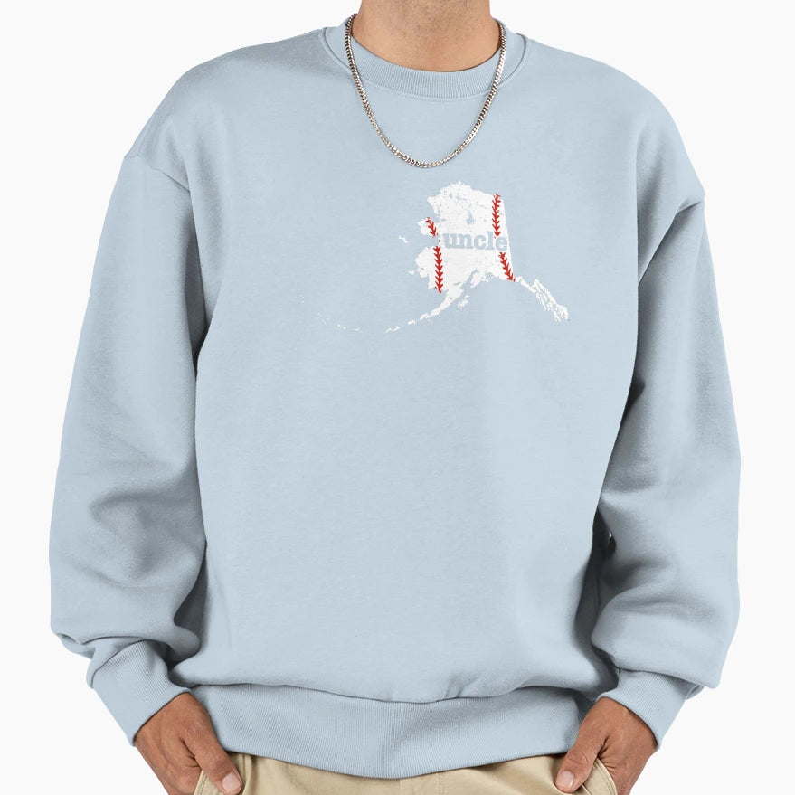 Best Uncle Baseball Alaska Softball T-Shirt - Aesthetic Graphic Unisex - T-Shirt, Sweatshirt, Hoodie