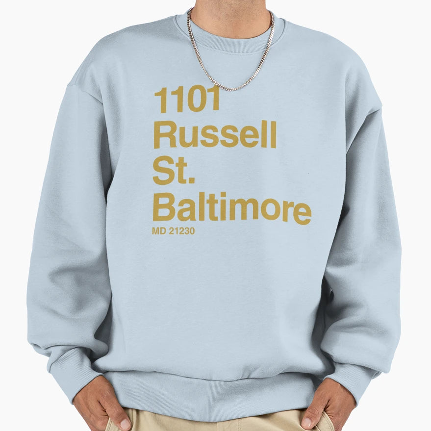 Baltimore Ravens Maryland Stadium Sweatshirt - Custom Art Print Men Women - T-Shirt, Sweatshirt, Hoodie