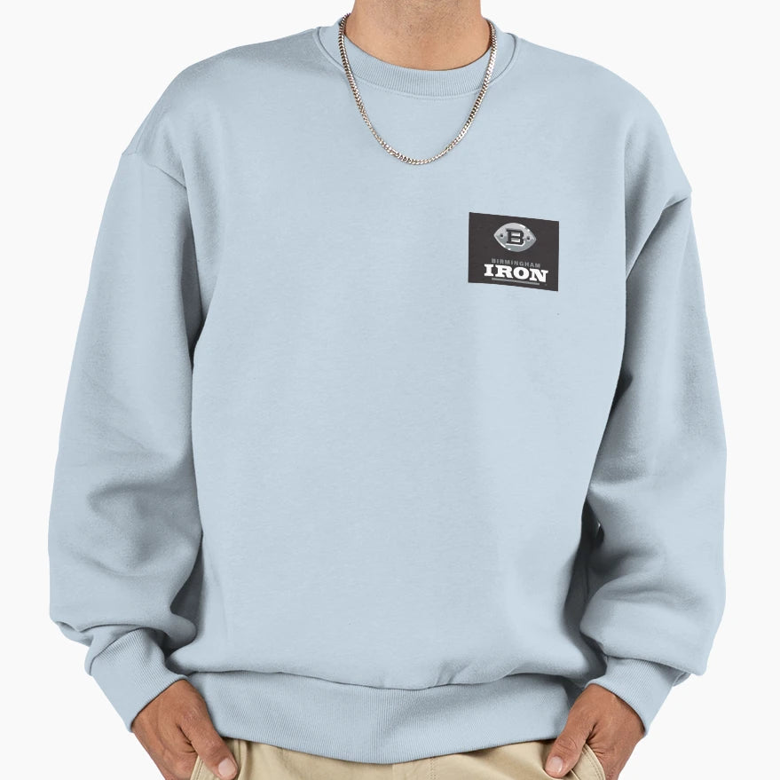 Birmingham Iron Aaf Football Sweatshirt - Novelty Apparel for Adults - T-Shirt, Sweatshirt, Hoodie