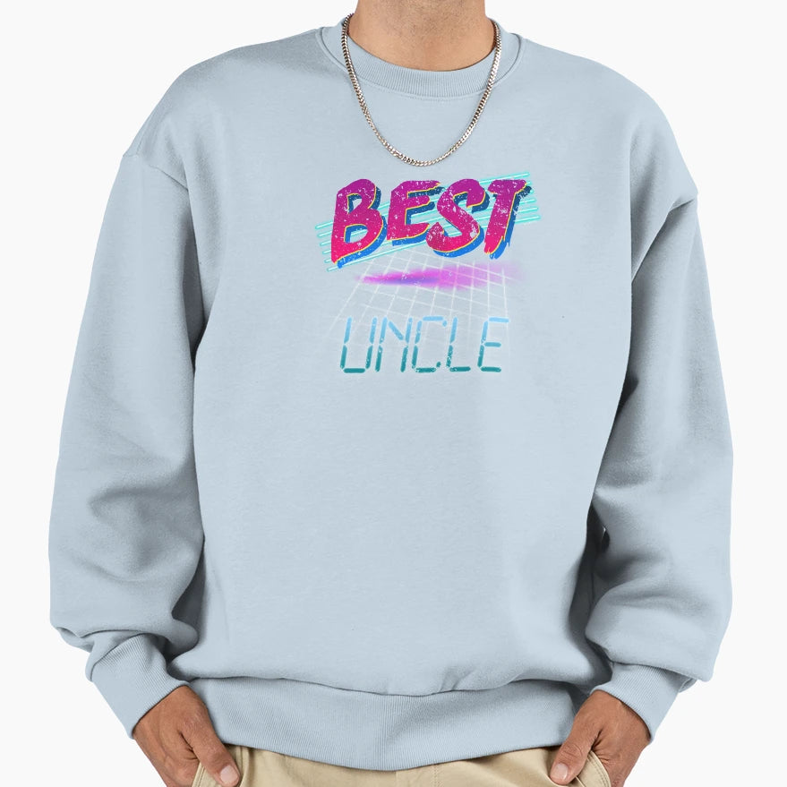 80S Best Uncle 80S Sweatshirt - Unique Graphic Unisex - T-Shirt, Sweatshirt, Hoodie