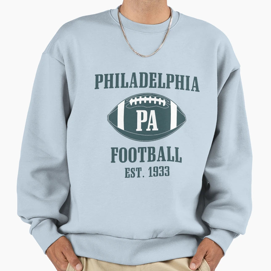 Philadelphia Football Sweatshirt - Graphic Print Men Women - T-Shirt, Sweatshirt, Hoodie