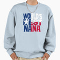 Worlds Best Nana And Texas Nana Texas T-Shirt - Custom Art Print Unisex - T-Shirt, Sweatshirt, Hoodie