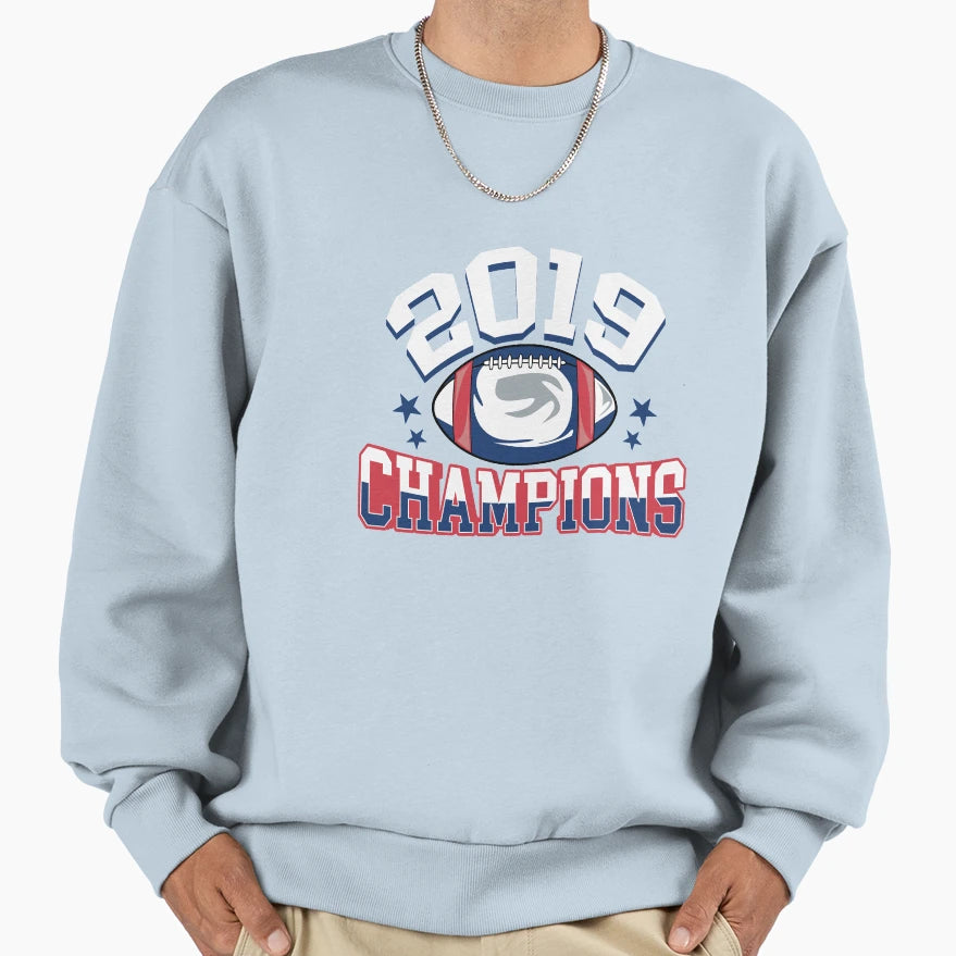 New England Football 2019 Sweatshirt - Custom Art Print for Adults - T-Shirt, Sweatshirt, Hoodie