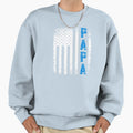 Papa Us Flag Veteran Military Sweatshirt - Casual Everyday Wear for Adults - T-Shirt, Sweatshirt, Hoodie