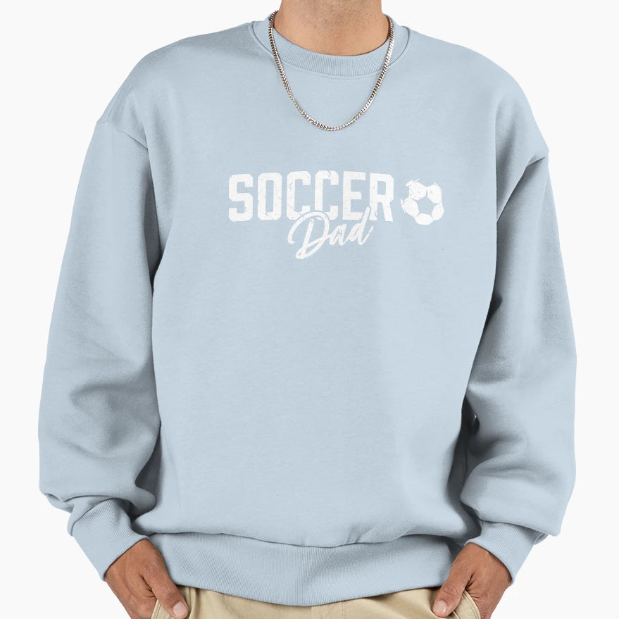 Soccer Dad Dark Theme Sweatshirt - Fun Novelty Design for Adults - T-Shirt, Sweatshirt, Hoodie