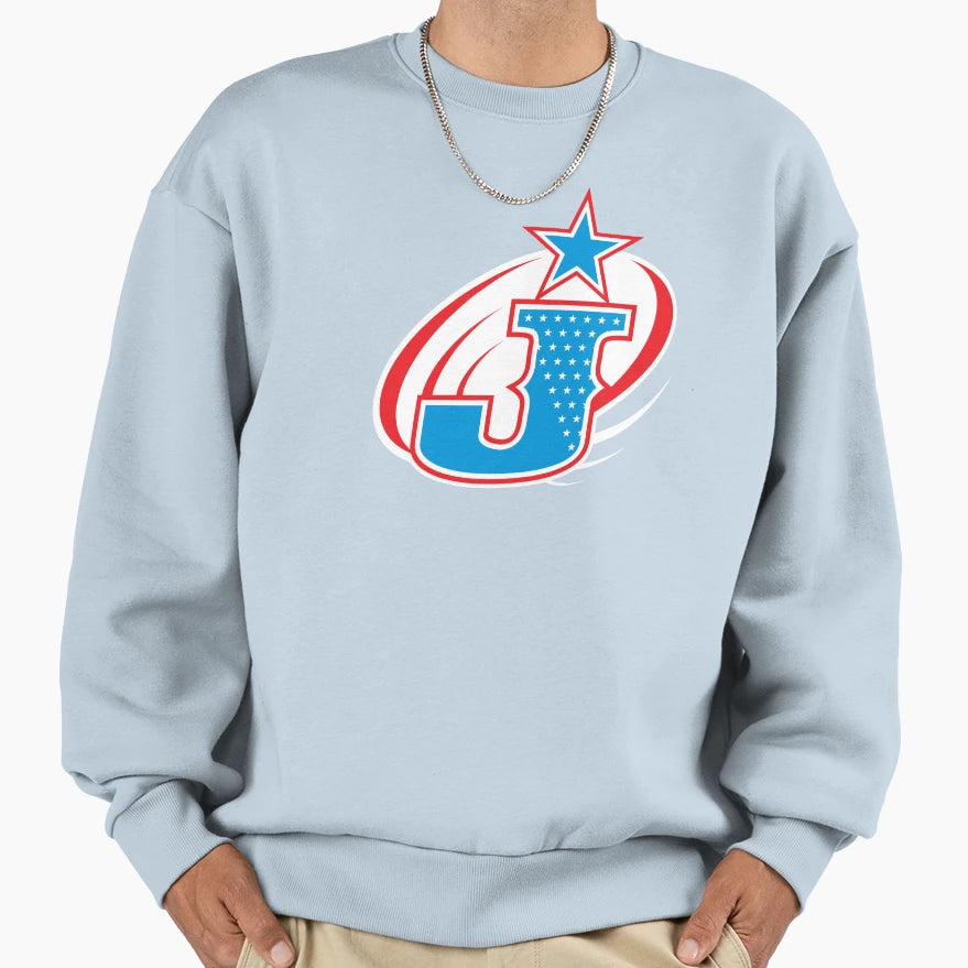 Justice Superhero Letter J Sweatshirt - Novelty Apparel for Adults - T-Shirt, Sweatshirt, Hoodie