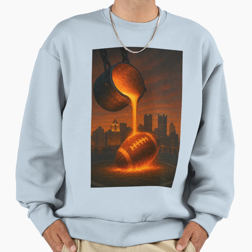 Pittsburgh Football V5 Sweatshirt - Fun Novelty Design for Adults - T-Shirt, Sweatshirt, Hoodie