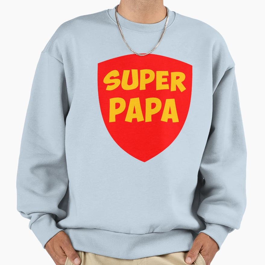 Super Dad Sweatshirt - Custom Art Print Unisex - T-Shirt, Sweatshirt, Hoodie