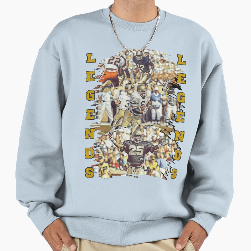 Timeless College Football Sweatshirt - Casual Everyday Wear Men Women - T-Shirt, Sweatshirt, Hoodie