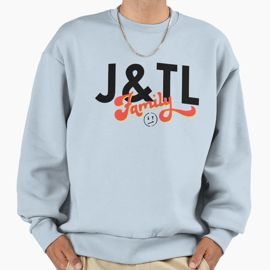 J Tl Family Sweatshirt - Aesthetic Graphic for Adults - T-Shirt, Sweatshirt, Hoodie