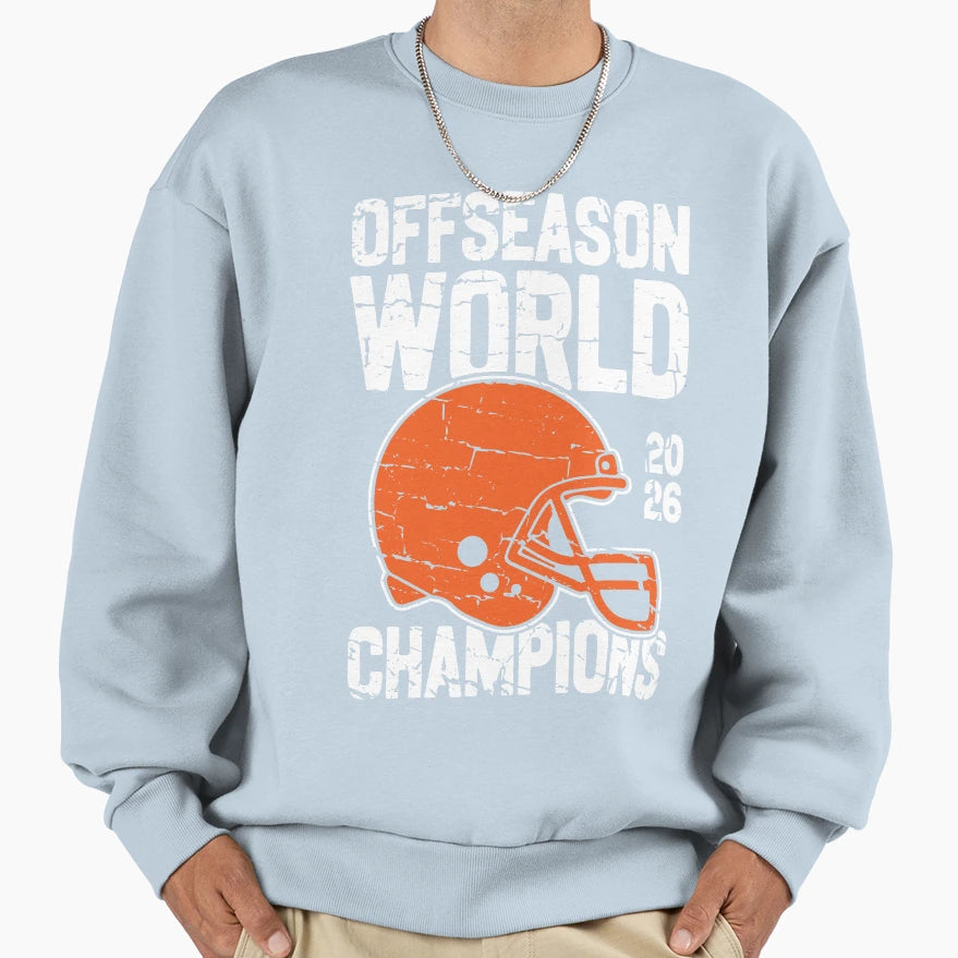 Orange And Brown Game Day Sweatshirt - Fun Novelty Design Men Women - T-Shirt, Sweatshirt, Hoodie