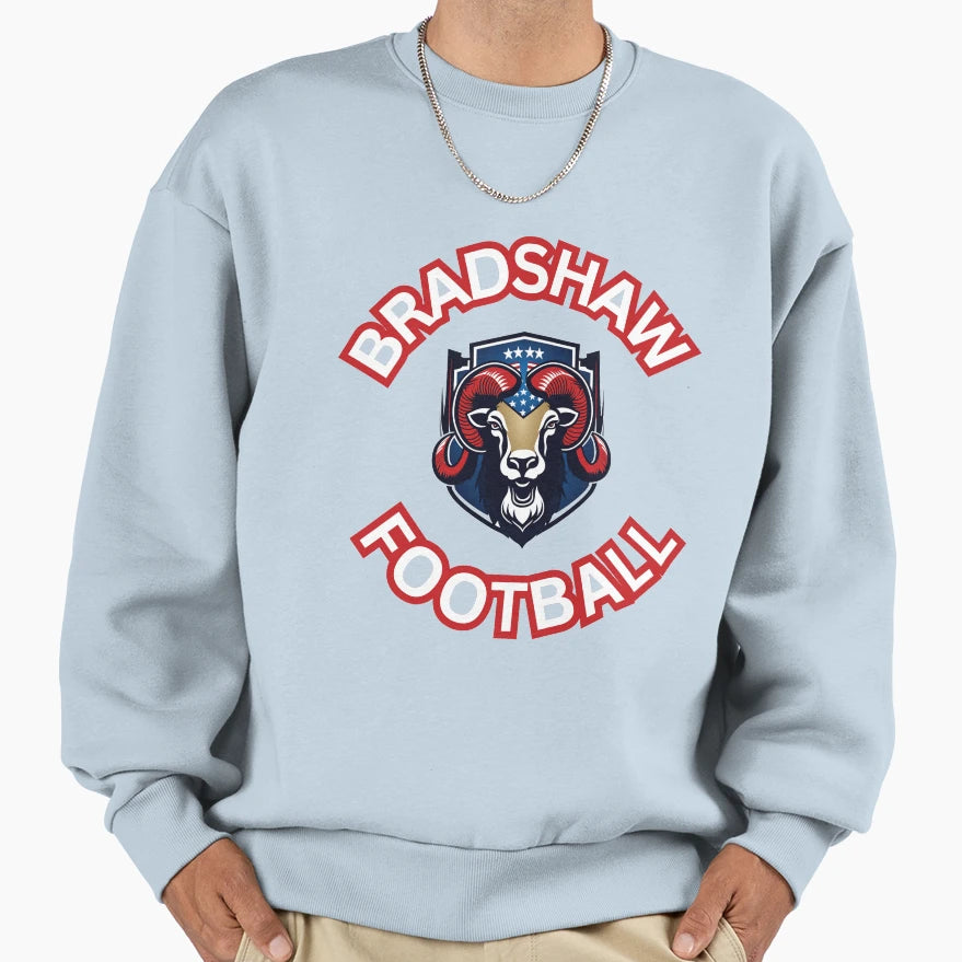 Bradshaw Football American Football Sweatshirt - Trendy Graphic Unisex - T-Shirt, Sweatshirt, Hoodie