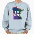 I Love Minnesota Pro Sports Sweatshirt - Fun Novelty Design Men Women - T-Shirt, Sweatshirt, Hoodie