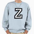 Letter Z Two Color Sweatshirt - Unique Graphic Unisex - T-Shirt, Sweatshirt, Hoodie