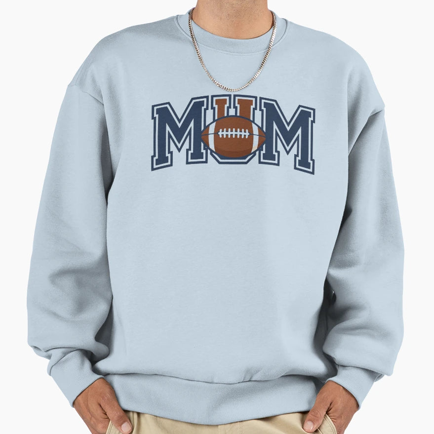 Custom American Football Sports Logo Sweatshirt - Unique Graphic for Adults - T-Shirt, Sweatshirt, Hoodie