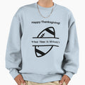 Funny Thanksgiving Football Fan Sweatshirt - Custom Art Print for Adults - T-Shirt, Sweatshirt, Hoodie