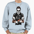 Fearless Gridiron Beast Monster Sweatshirt - Minimalist Print for Adults - T-Shirt, Sweatshirt, Hoodie