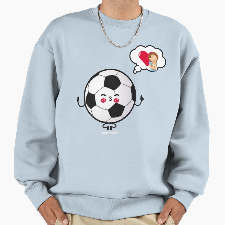 Soccer Mom Love Sweatshirt - Casual Everyday Wear for Adults - T-Shirt, Sweatshirt, Hoodie