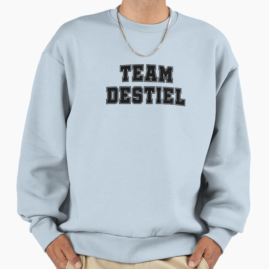 Team Destiel Black Sweatshirt - Minimalist Print Unisex - T-Shirt, Sweatshirt, Hoodie