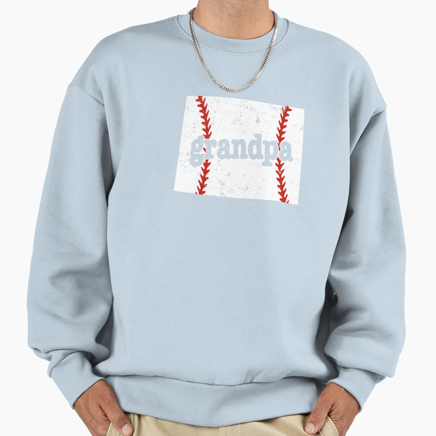 Grandpa Baseball Wyoming Softball T-Shirt - Streetwear Style Men Women - T-Shirt, Sweatshirt, Hoodie