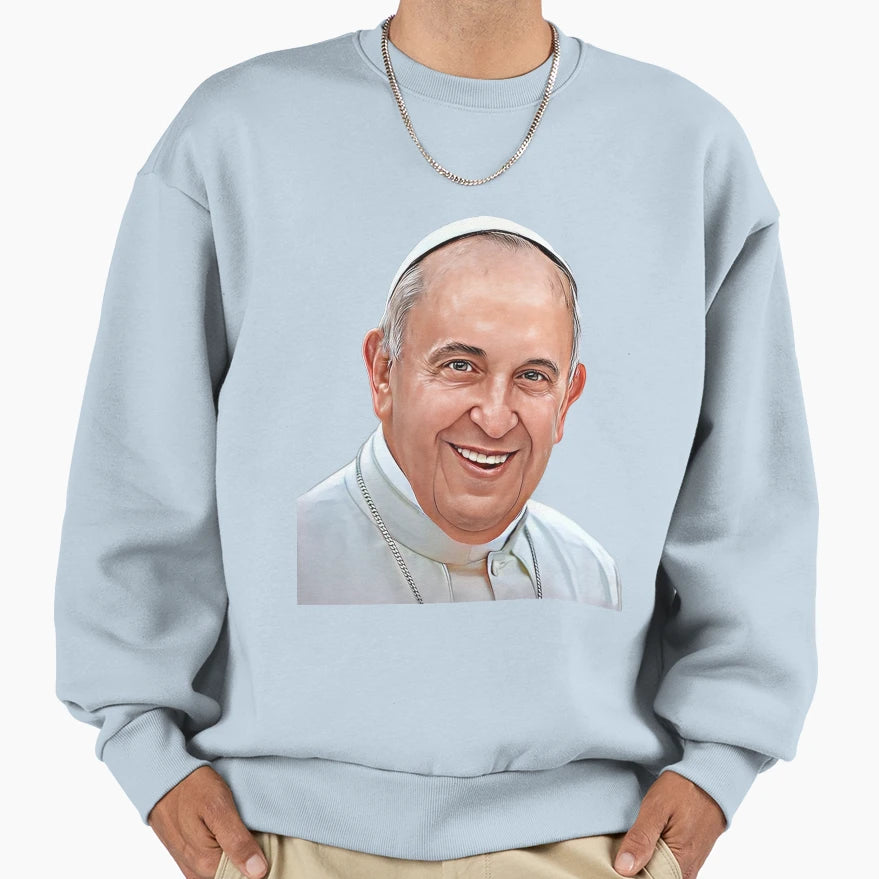 Pope World Day Pope Francis Sweatshirt - Streetwear Style for Adults - T-Shirt, Sweatshirt, Hoodie