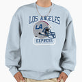 La Express Helmet Sweatshirt - Casual Everyday Wear Men Women - T-Shirt, Sweatshirt, Hoodie