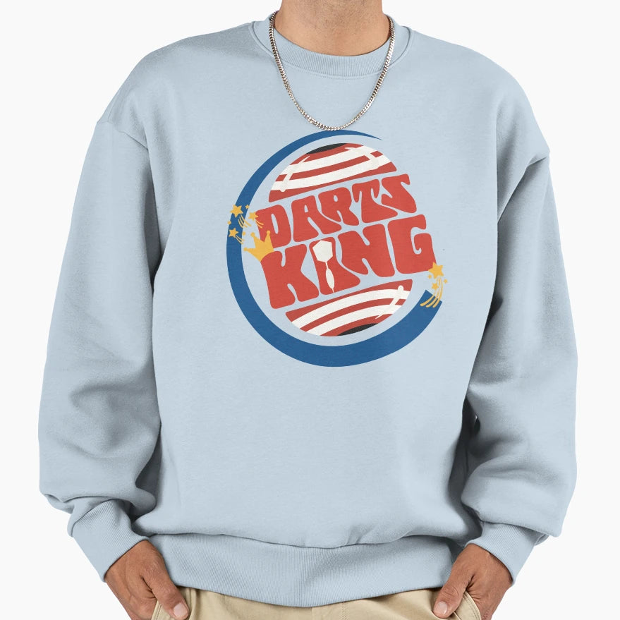 Darts King Sweatshirt - Graphic Print Unisex - T-Shirt, Sweatshirt, Hoodie