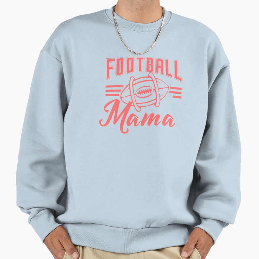 Football Mama Combi Sweatshirt - Aesthetic Graphic Men Women - T-Shirt, Sweatshirt, Hoodie