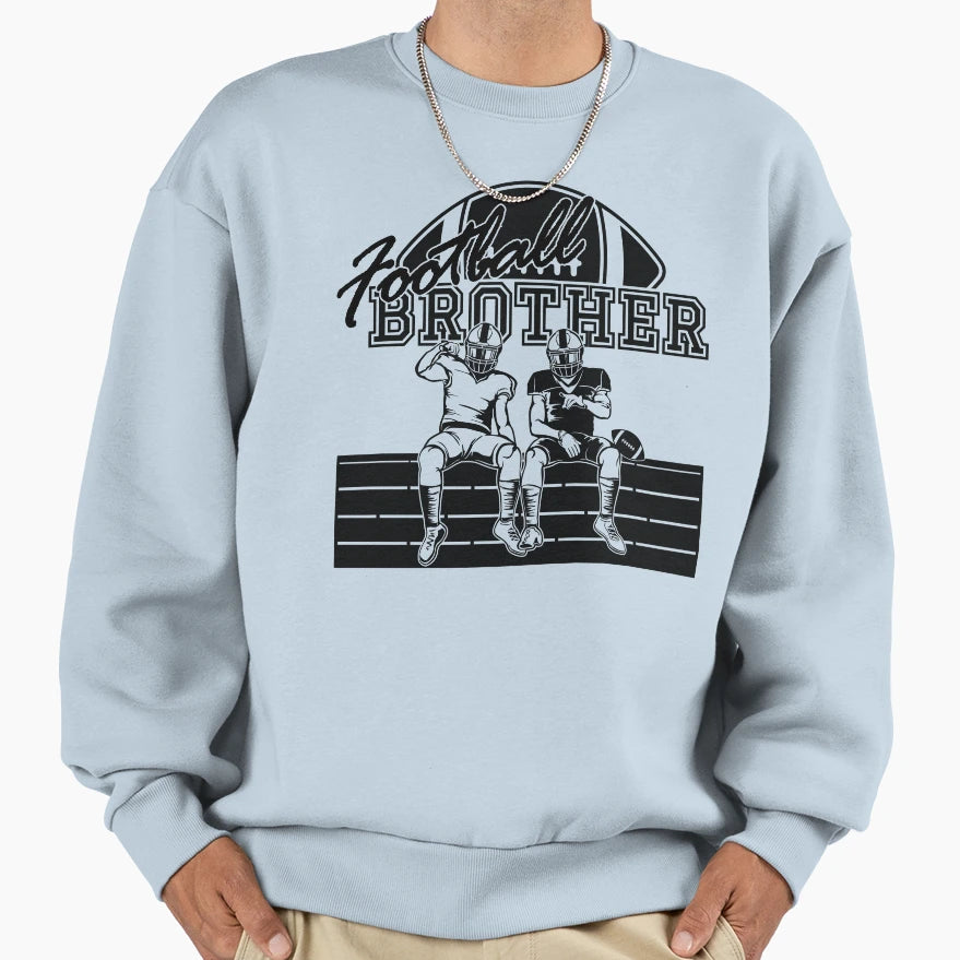 Football Brothers American Sweatshirt - Aesthetic Graphic Men Women - T-Shirt, Sweatshirt, Hoodie