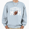 Fun Football Mom White Text Sweatshirt - Fun Novelty Design for Adults - T-Shirt, Sweatshirt, Hoodie
