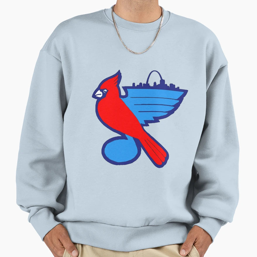 Cardinals Blues Logo Sweatshirt - Unique Graphic for Adults - T-Shirt, Sweatshirt, Hoodie