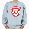 Football Wife Sweatshirt - Minimalist Print for Adults - T-Shirt, Sweatshirt, Hoodie