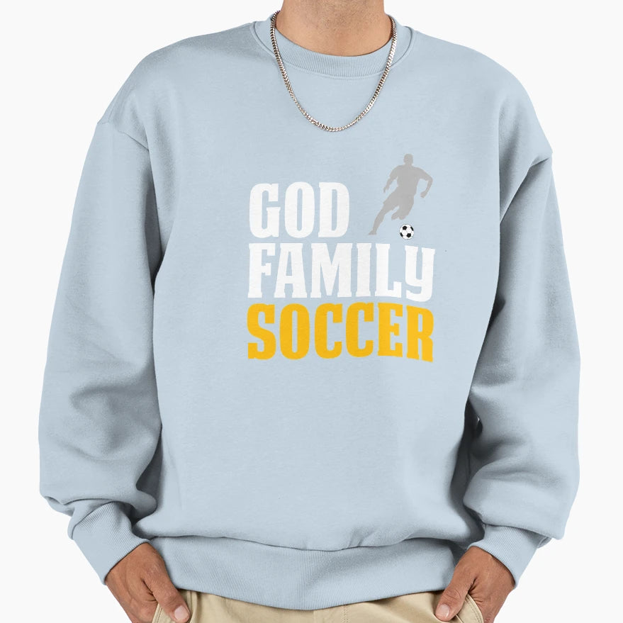 Funny Soccer God Family Soccerpsd Sweatshirt - Custom Art Print Unisex - T-Shirt, Sweatshirt, Hoodie
