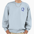 Dark Blue Q Sweatshirt - Custom Art Print Unisex - T-Shirt, Sweatshirt, Hoodie