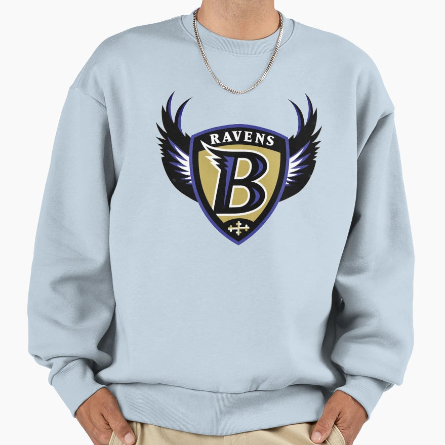 Ravens Sweatshirt - Streetwear Style for Adults - T-Shirt, Sweatshirt, Hoodie
