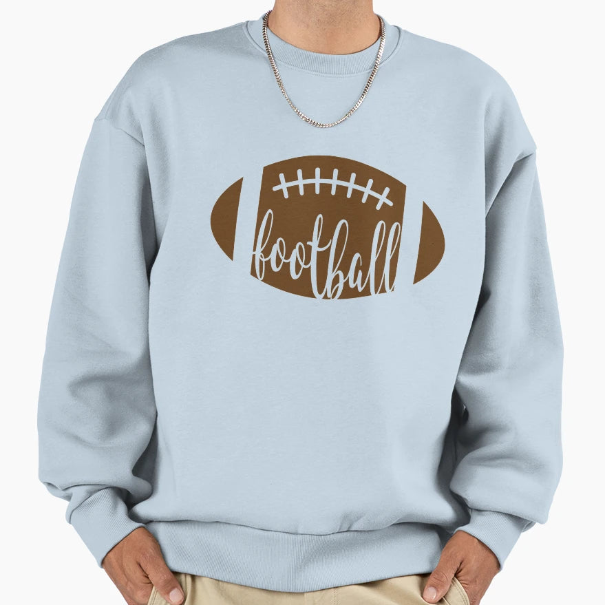 Football Sweatshirt - Trendy Graphic Men Women - T-Shirt, Sweatshirt, Hoodie