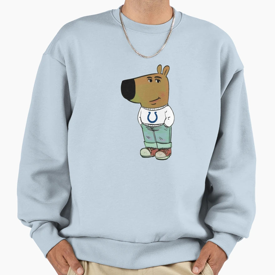 Indianapolis Colts Just Chill Guy Sweatshirt - Minimalist Print for Adults - T-Shirt, Sweatshirt, Hoodie