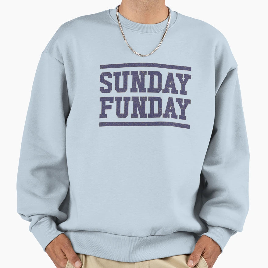Sunday Funday Ravens Sweatshirt - Casual Everyday Wear for Adults - T-Shirt, Sweatshirt, Hoodie