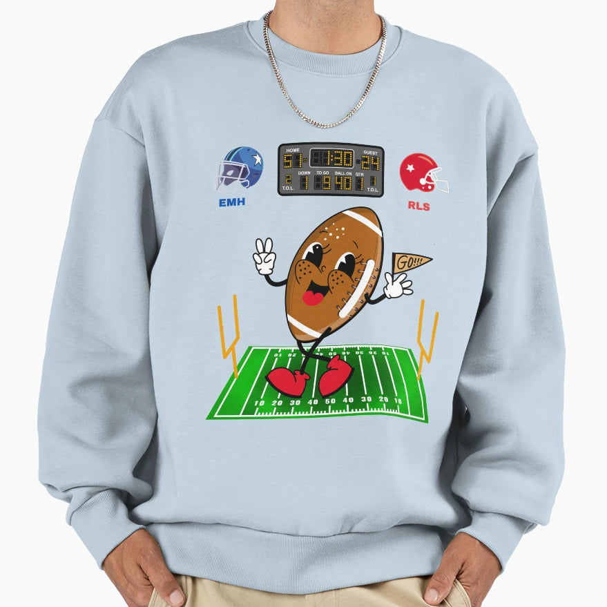 How American Football Game Begins Sweatshirt - Unique Graphic for Adults - T-Shirt, Sweatshirt, Hoodie