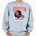 Houston Gamblers Helmet Sweatshirt - Casual Everyday Wear for Adults - T-Shirt, Sweatshirt, Hoodie